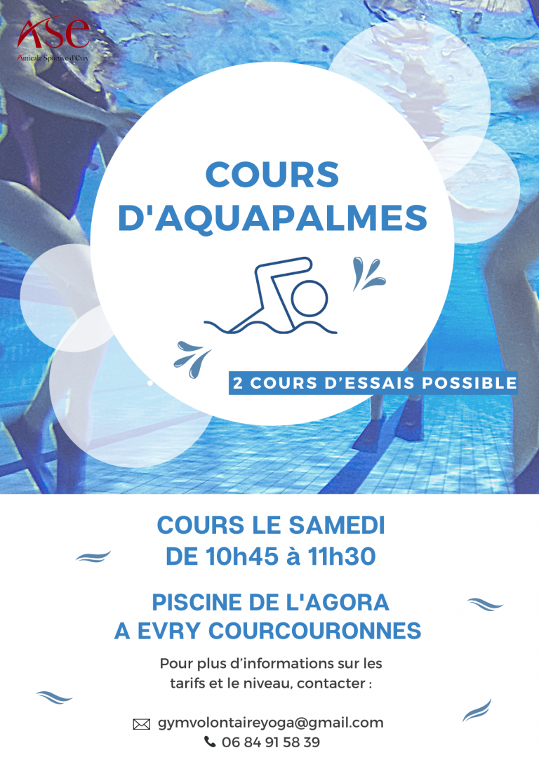 cours d'aquapalmes à evry